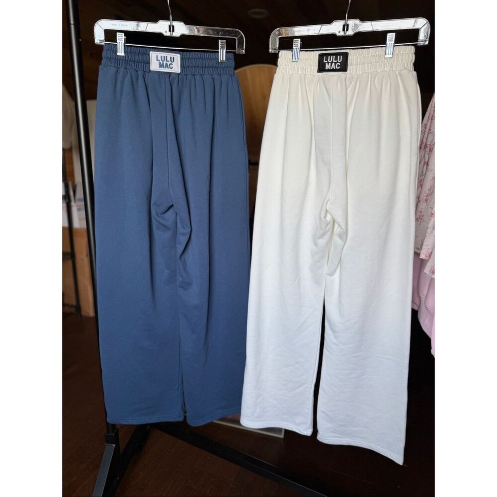 White lulu mac sweatpants nwt - Picture 5 of 6